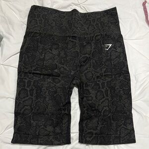 Gymshark Charcoal Patterned Gym Shorts